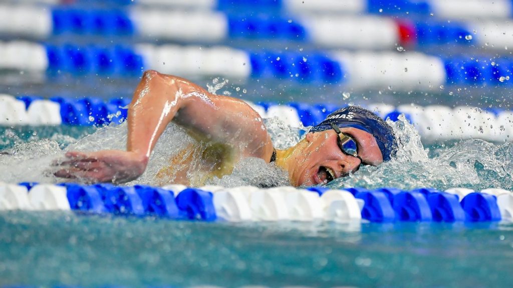 La nadadora transgénero Leah Thomas avanza a la final de estilo libre número 200 de mujeres en el Campeonato de Natación de la NCAA