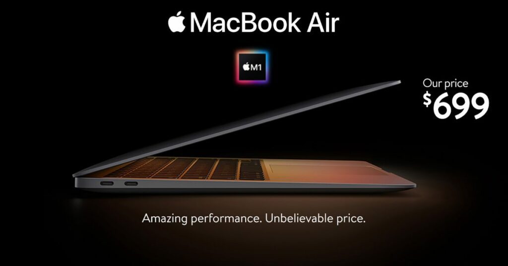 Walmart comienza a vender su primera Mac: la MacBook Air M1 por 9