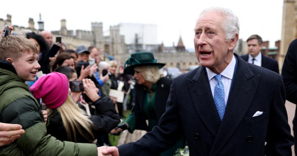 El rey Carlos asiste a la misa de Pascua en Windsor;  No hay princesa Kate después del diagnóstico de cáncer