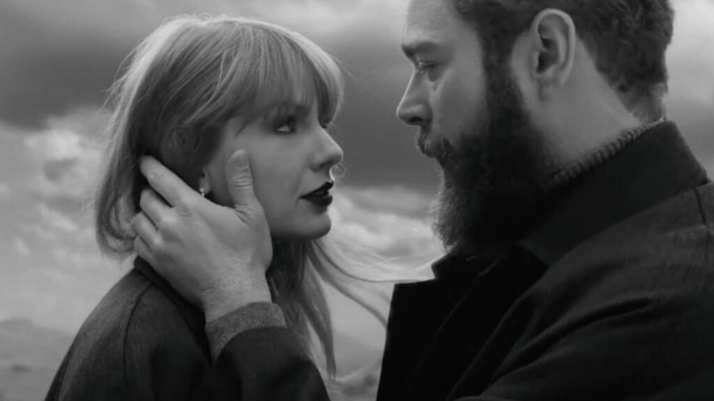 Taylor Swift y Post Malone se vuelven locos en el vídeo "Fortnight".