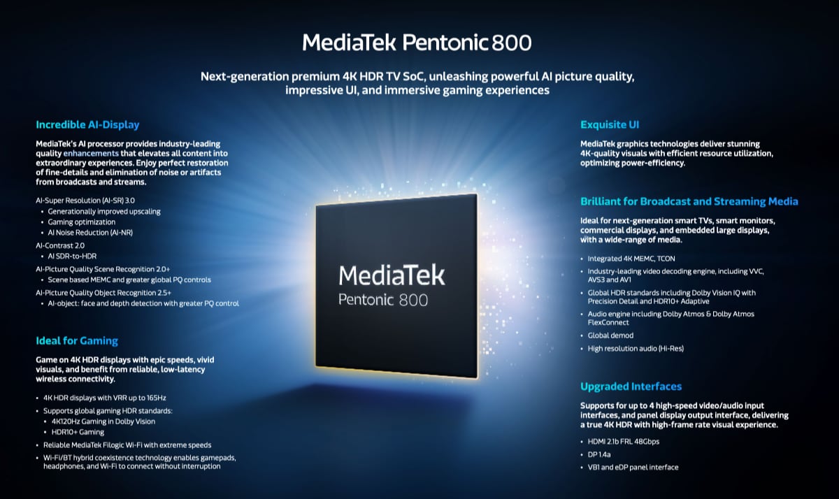 Información sobre el chip MediaTek Pentonic 800