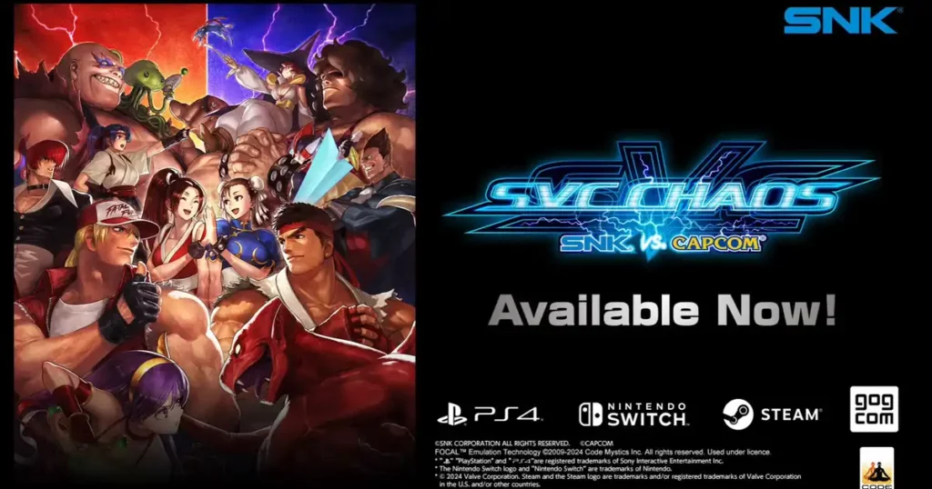 SVC Chaos ya está disponible en Steam y se lanzará la próxima semana en PlayStation 4 y Nintendo Switch.