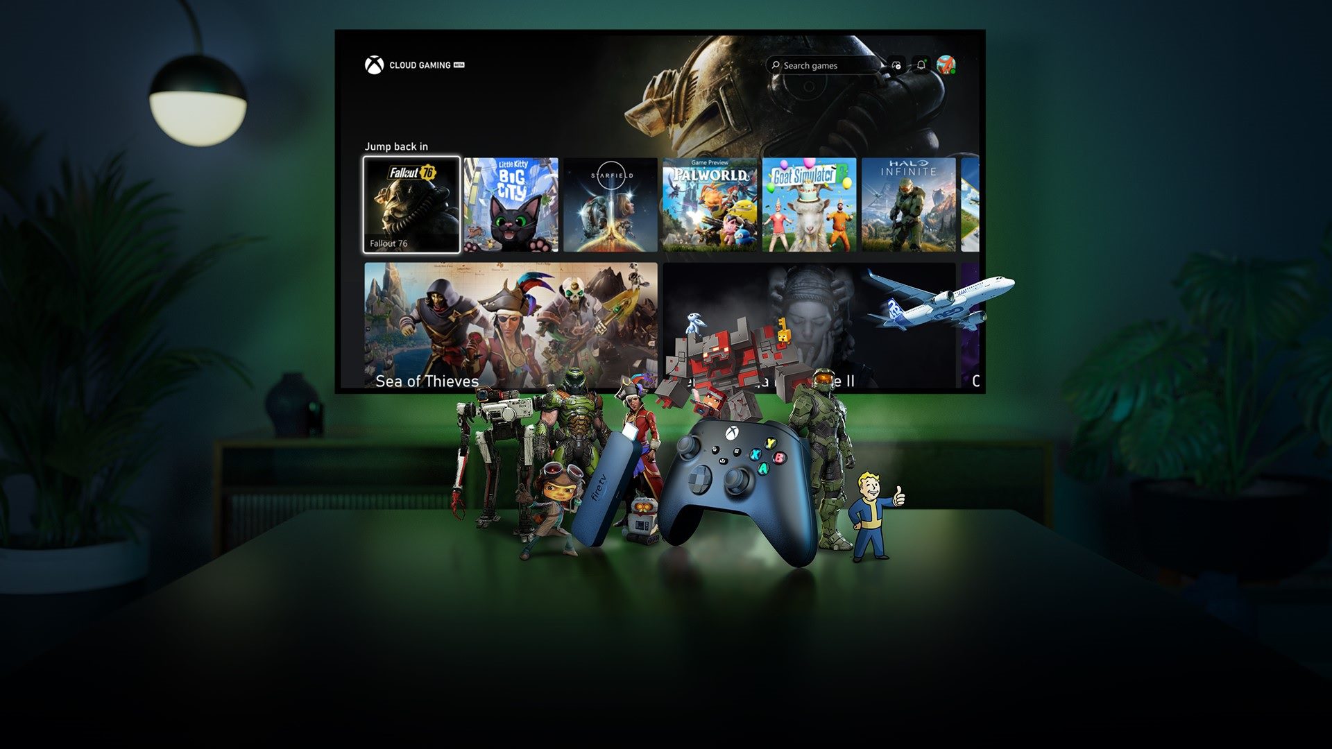 Servicio de juegos en la nube Xbox Amazon Fire Stick 2024