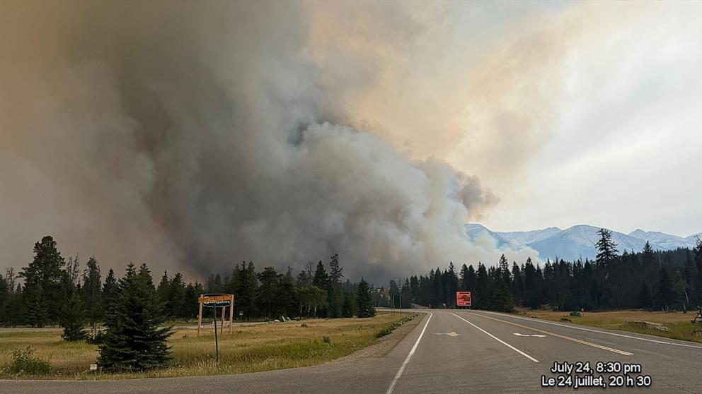 Jasper Fire: el mapa más reciente después de que estallaron los incendios forestales en el Parque Nacional Jasper en Alberta