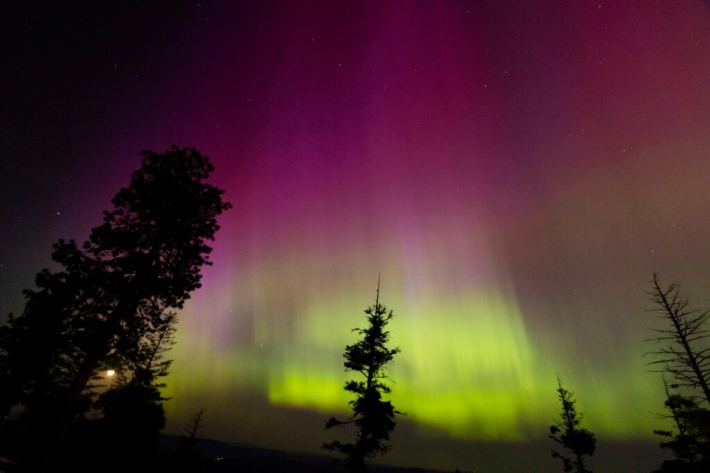 La aurora boreal podrá ser visible desde Nueva York hasta Idaho