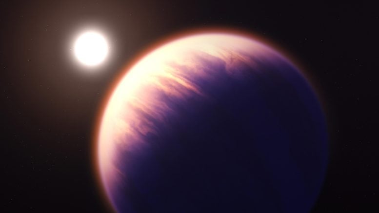 El exoplaneta WASP-39 b y la estrella