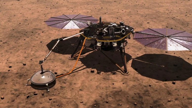 El rover InSight de la NASA en Marte