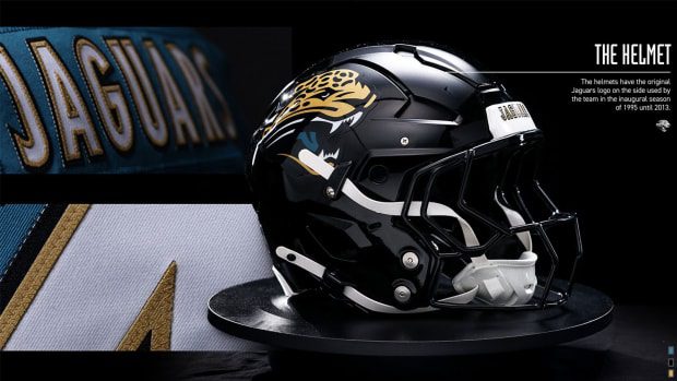 Casco de repuesto para los Jacksonville Jaguars