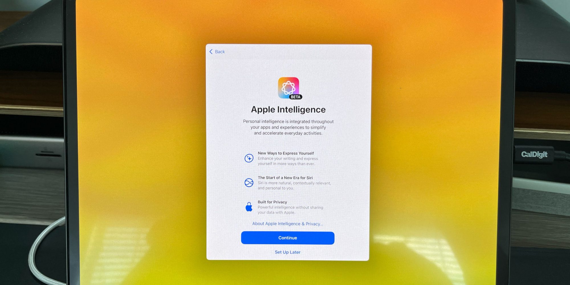 Configurar Apple Intelligence en iPadOS 18.1 beta 3