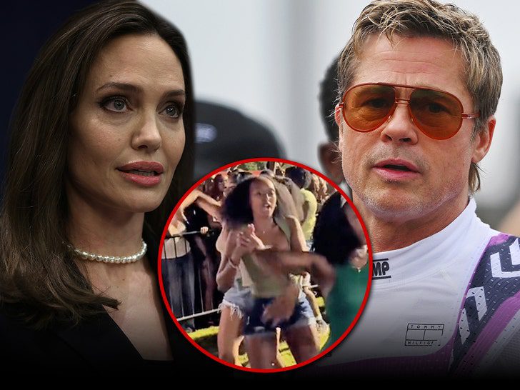 La hija de Angelina Jolie Brad Pitt bailando en la universidad Getty TikTok 1