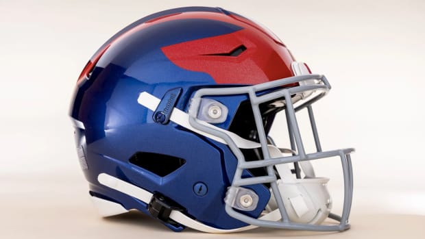 Casco de repuesto para los New York Giants