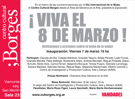 Viva el 8 de Marzo - invitación